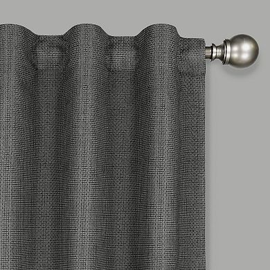 eclipse Walken Absolute Zero 100% Blackout 1-Panel Window Curtain