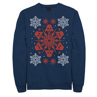 Men's Star Wars Darth Vader Snowflake Sweatshirt