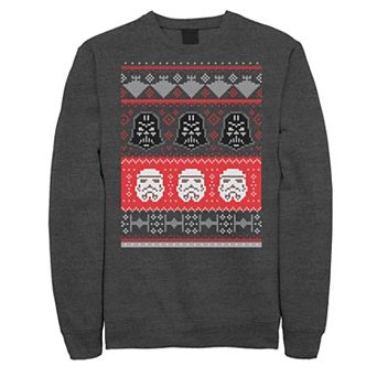Men's Star Wars Dark Holiday Helmets Sweatshirt