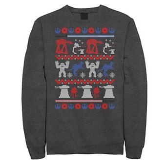 Men's Star Wars Hoth Battle Ugly Christmas Sweater Sweatshirt