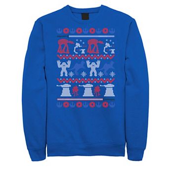 Men's Star Wars Hoth Battle Ugly Christmas Sweater Sweatshirt