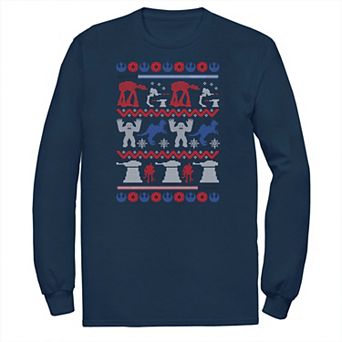 Men's Star Wars Hoth Battle Ugly Christmas Sweater Tee
