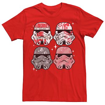 Men's Star Wars Troopers Christmas Candy Storm Tee