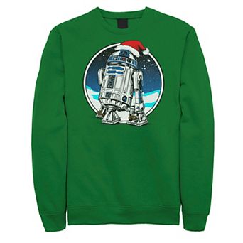 Men's Star Wars Boba Fett Santa Hat Cartoon Style Christmas Sweatshirt