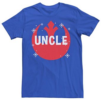 Men's Star Wars Christmas Rebel Uncle Tee
