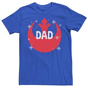 Men's Star Wars Christmas Rebel Dad Tee