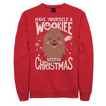 Men's Star Wars Wookiee Christmas Sketched Sweatshirt