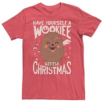 Men's Star Wars Wookiee Christmas Sketched Tee