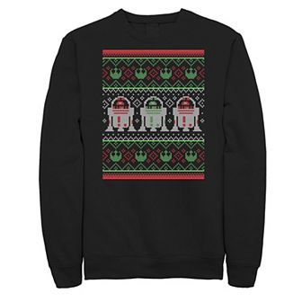 Men's Star Wars R2-D2 Ugly Christmas Sweater Rebel Sweatshirt