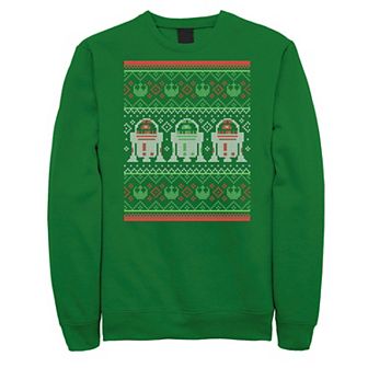 Men's Star Wars R2-D2 Ugly Christmas Sweater Rebel Sweatshirt