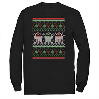 Men's Star Wars R2-D2 Ugly Christmas Sweater Rebel Tee
