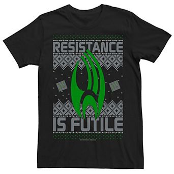 Men's Star Trek Next Gen Borg Ugly Christmas Tee