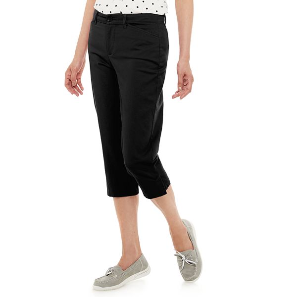 Petites' Croft & Barrow® Classic Chino Capri Pants