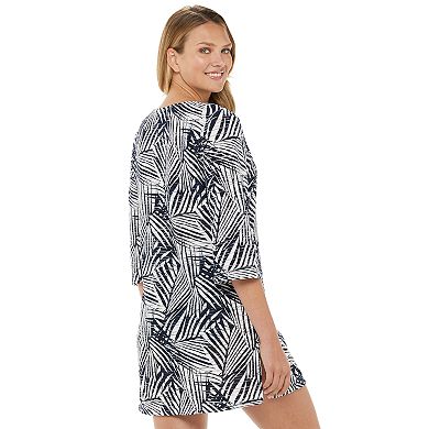 Women's Portocruz Palm Leaf Tunic Cover-Up
