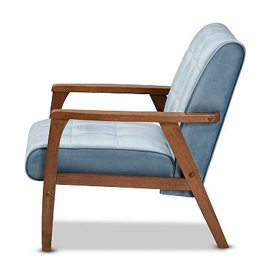 Baxton Studio Asta Mid-Century Modern Armchair