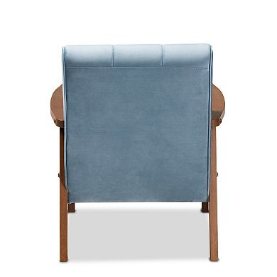 Baxton Studio Asta Mid-Century Modern Armchair