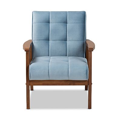 Baxton Studio Asta Mid-Century Modern Armchair