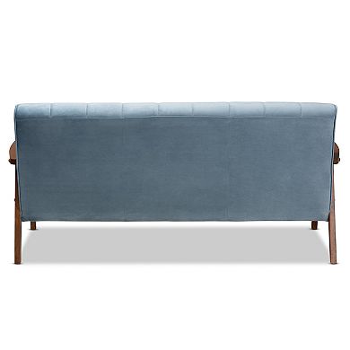 Baxton Studio Asta Mid-Century Modern Sofa