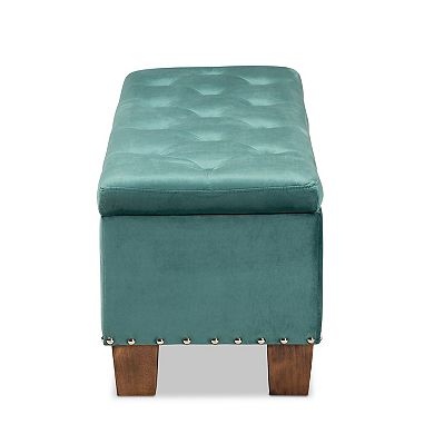 Baxton Studio Hannah Storage Ottoman
