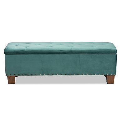 Baxton Studio Hannah Storage Ottoman