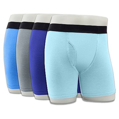 Men's Fruit of the Loom® 4-pack Breathable Stretch Micro-Mesh Boxer Briefs