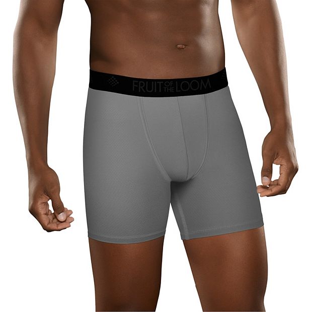 Men s Fruit of the Loom Breathable Micro Mesh 4 pack Assorted