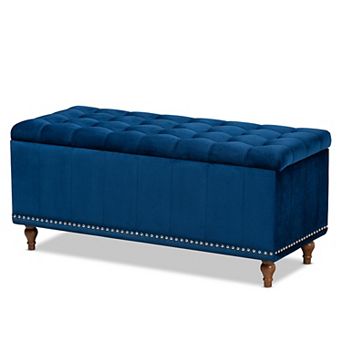 Baxton Studio Kaylee Storage Bench Ottoman