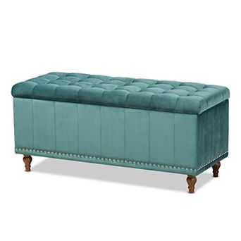Baxton Studio Kaylee Storage Bench Ottoman