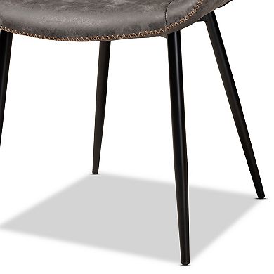 Baxton Studio Loire Dining Chair 2-Piece Set