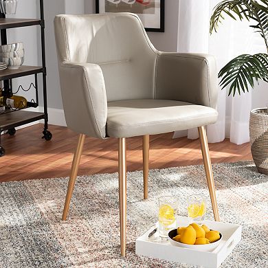 Baxton Studio Martine Glam and Luxe Dining Chair