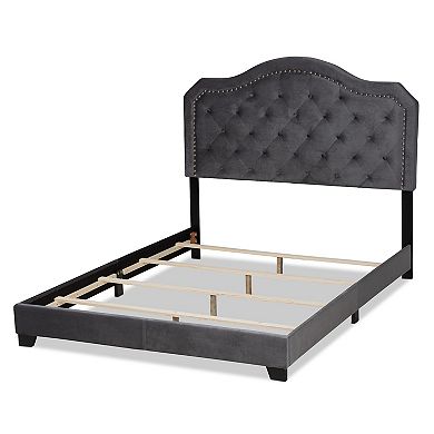 Baxton Studio Samantha Tufted Bed