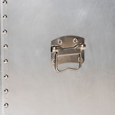 Baxton Studio Serge Silver Cabinet