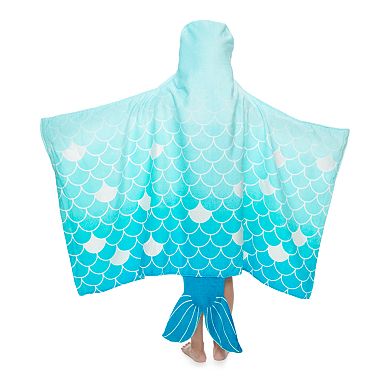 The Big One® Mermaid Hooded Bath Wrap