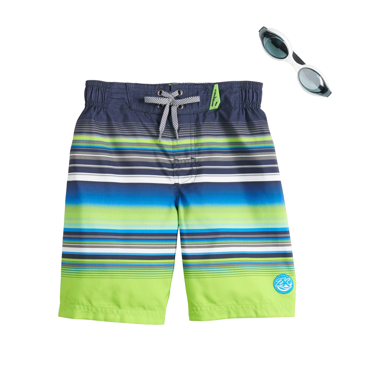 under armour american flag swim trunks