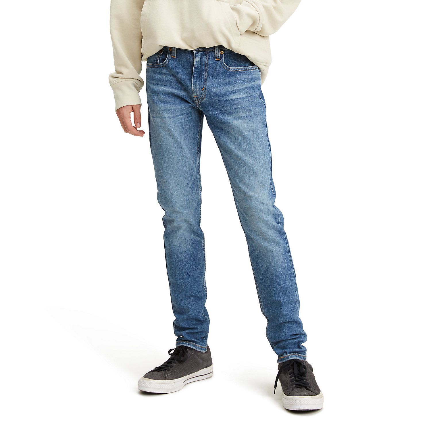 levi's ripped skinny jeans mens