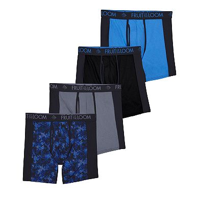 Men's Fruit of the Loom® 4-pack Breathable Flex Boxer Briefs