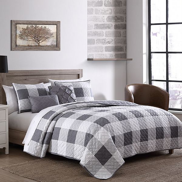 Black And White Buffalo Plaid Bedding Full Size Bedding Design Ideas