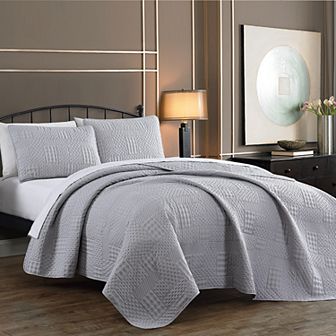 Avondale Manor Yardley Embossed Quilt Set
