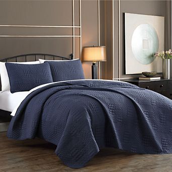 Avondale Manor Yardley Embossed Quilt Set