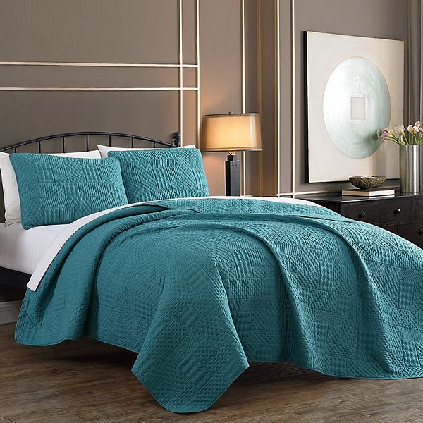 Avondale Manor Yardley Embossed Quilt Set