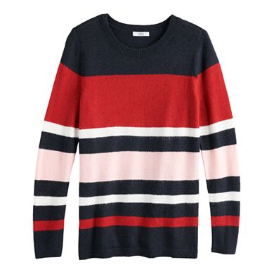 Women's Croft & Barrow® Striped Sweater