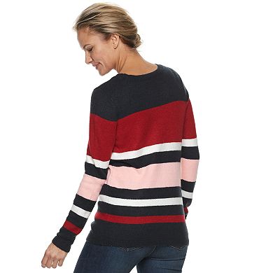 Women's Croft & Barrow® Striped Sweater