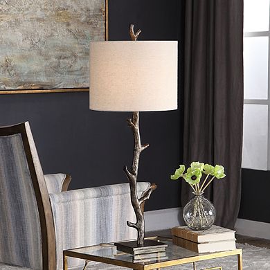 Dark Bronze Rustic Table Lamp