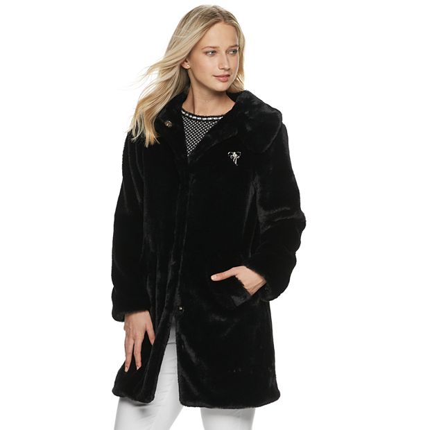 Kohls hot sale fluffy jacket