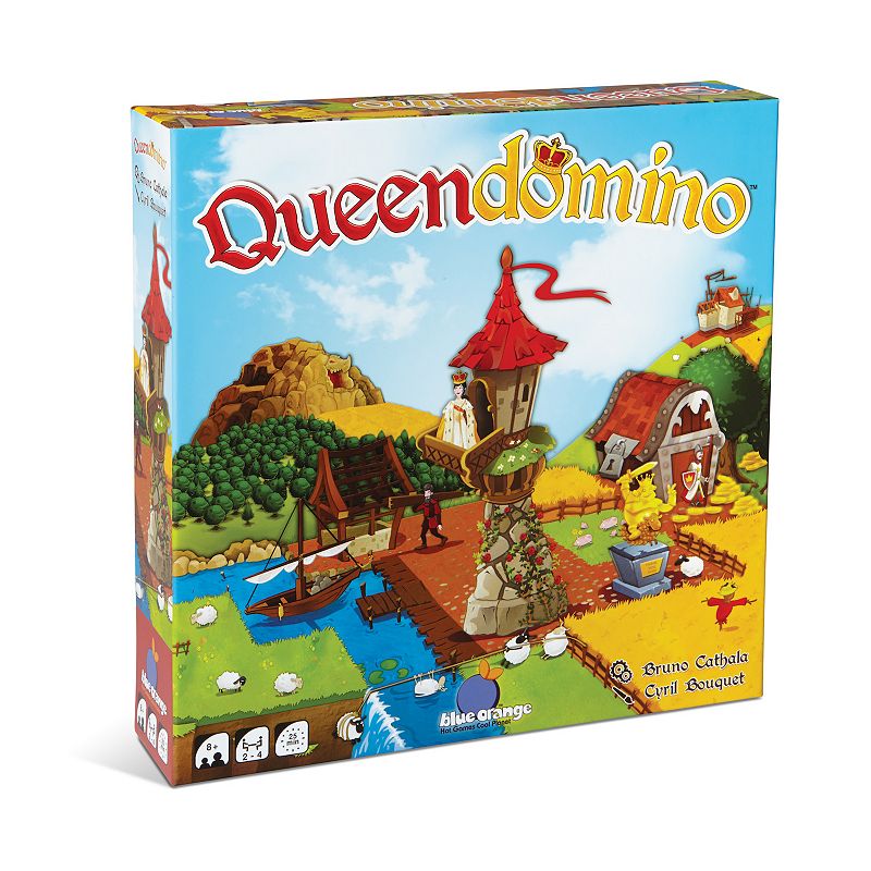 Queendomino Strategy Game by Blue Orange Games, Multicolor