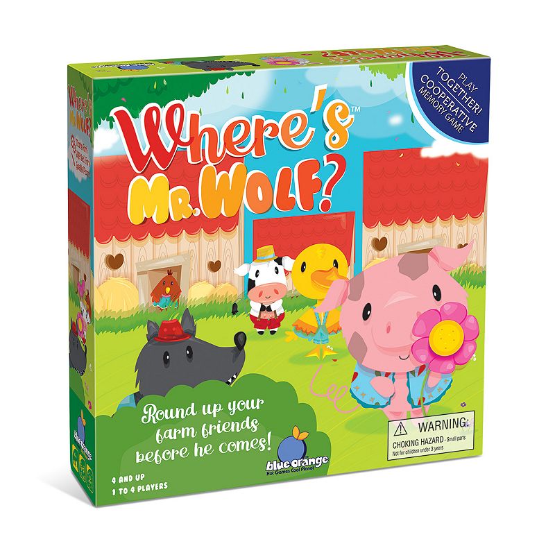 Wheres Mr. Wolf? Kids Game by Blue Orange Games, Multicolor