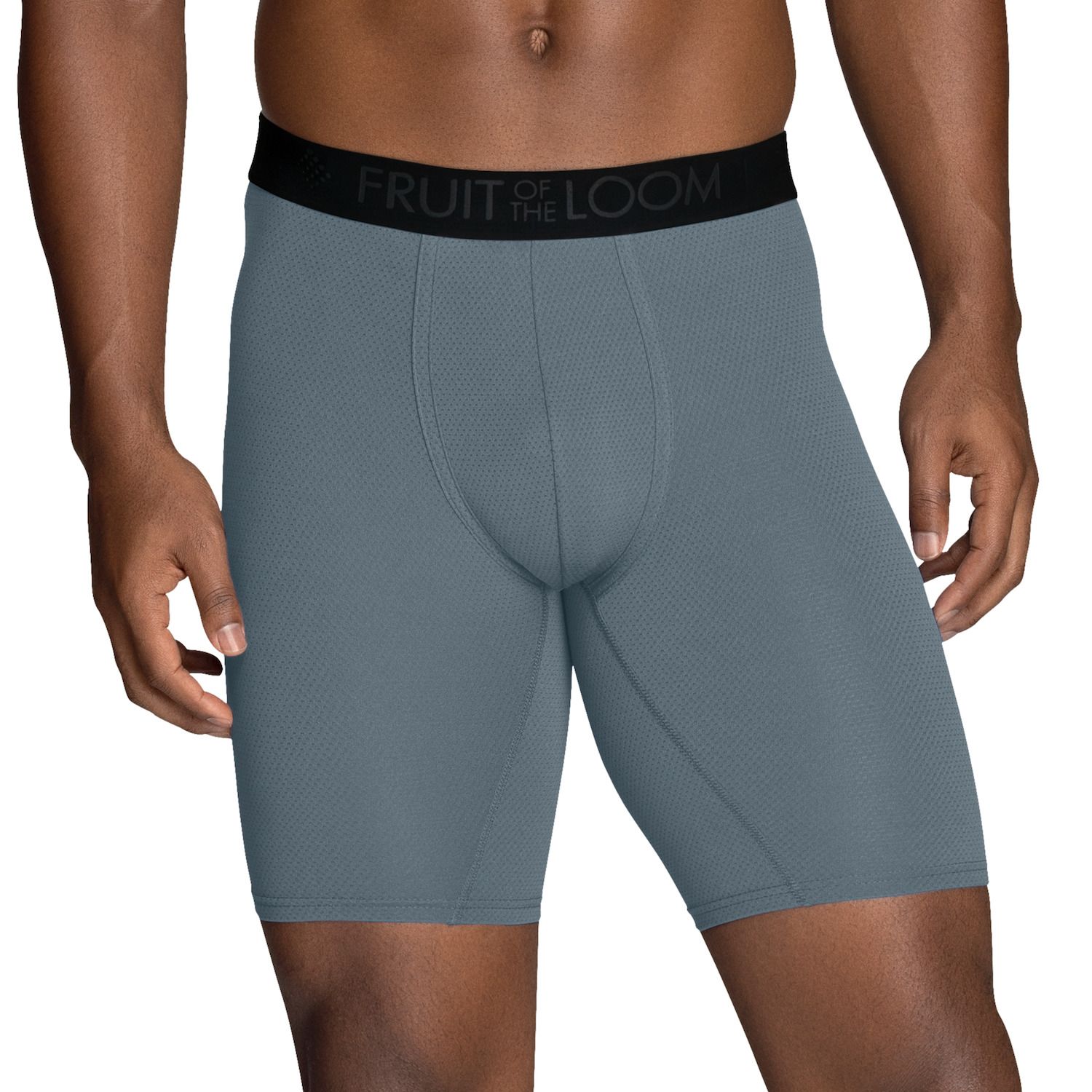 fruit of the loom breathable boxer briefs long leg