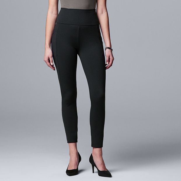 Women's Simply Vera Vera Wang Ultra High Rise Compression Leggings