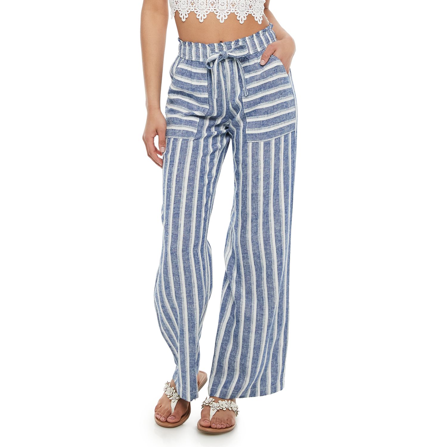 kohls striped pants