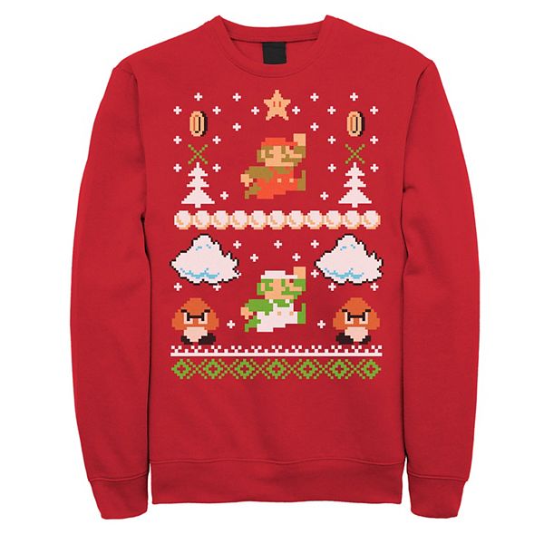 Mario ugly clearance christmas sweater gamestop